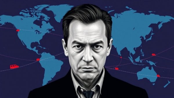 Blockchain Africa concept with a modern tech collage.