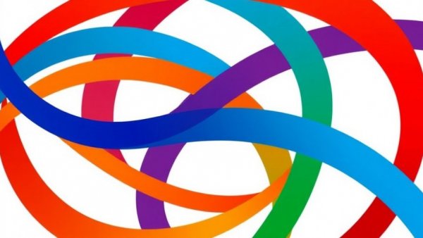 Colorful abstract design symbolizing Nature-Based Flood Adaptation in Rwanda