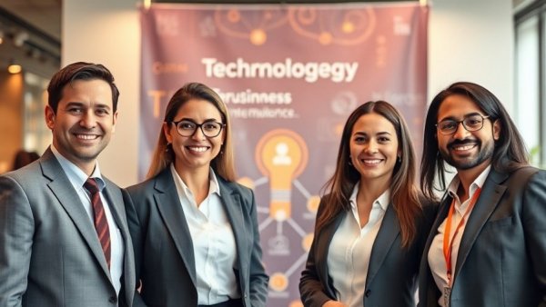 Business professionals at Unified Technology in Africa event.