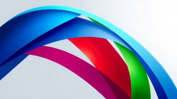 Colorful abstract logo with interwoven stripes for G20 Africa Development Summit