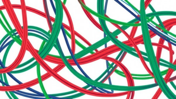 Abstract pattern symbolizing connections, Public Works Corruption in Zimbabwe.