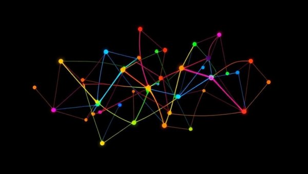 Colorful abstract logo representing Trump immigration policy Africa.