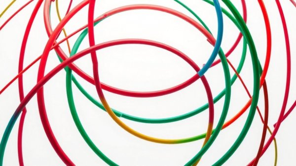 Abstract design with interwoven colors, Central African Republic Independence Day