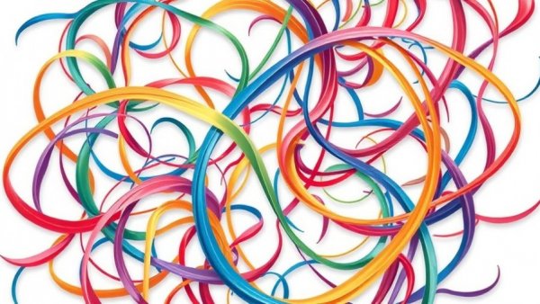 Colorful abstract pattern for Africa breaking news