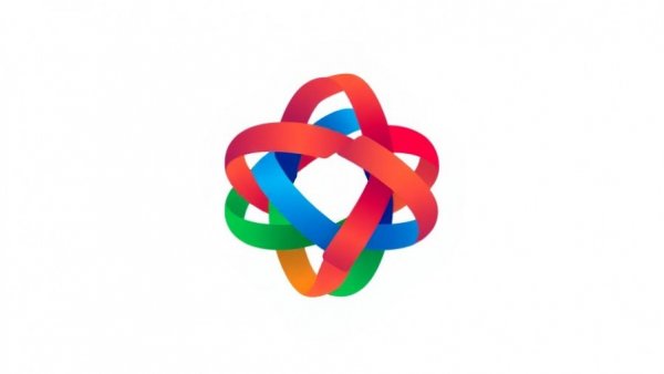 Abstract logo depicting interwoven lines, AFCON schedule changes concept