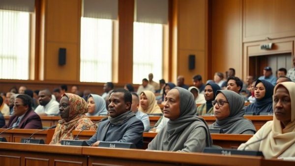 Somali lawmakers in chamber, highlighting Somalia backlash against Israel Somaliland recognition.