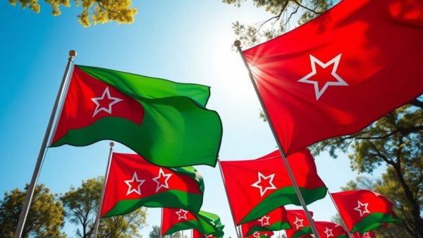 Somaliland flags waving under bright sunlight, Israel's Recognition of Somaliland.