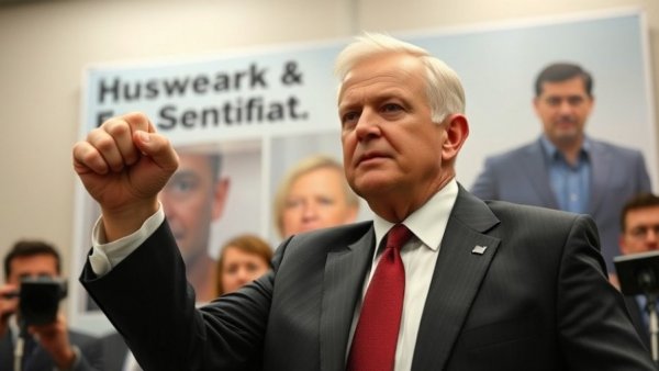 Middle-aged man at DRC controversy event.