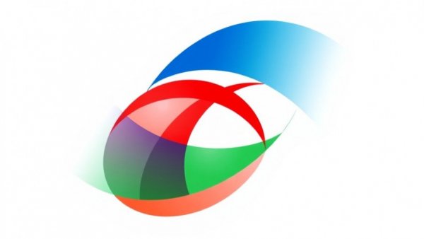 Colorful logo symbolizing unity and diversity with abstract curves.
