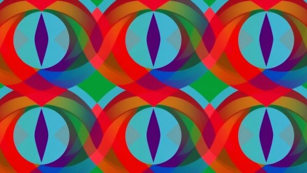 Abstract pattern representing humanitarian crisis in North Darfur.