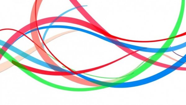 Abstract lines in colorful woven pattern, symbolizing unity and strength.