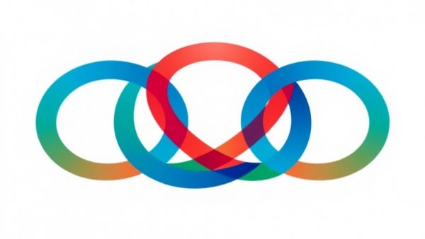 Colorful abstract logo symbolizing Tanzania's progress under President Samia Suluhu.