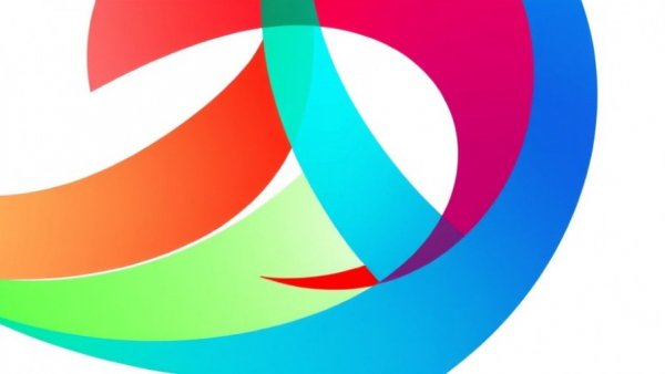 Abstract colorful logo representing Lutetium-177 PSMA therapy in Africa