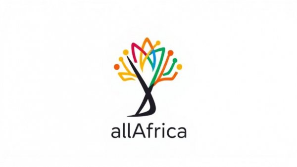 Colorful allAfrica logo with stylized tree and text.