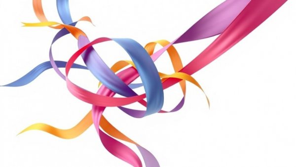 Colorful abstract ribbons representing Nigeria Turkiye trade agreements