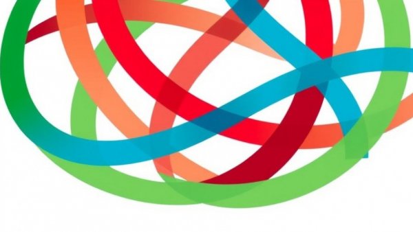 African Development Bank energy initiative logo, abstract arcs.