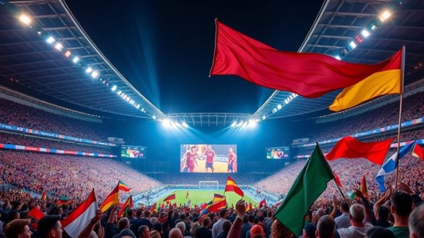 Spectacular Milan Winter Olympics Opening Ceremony scene with vibrant atmosphere.