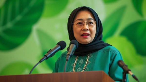 Speaker at podium amid Tanzania opposition arrests news.