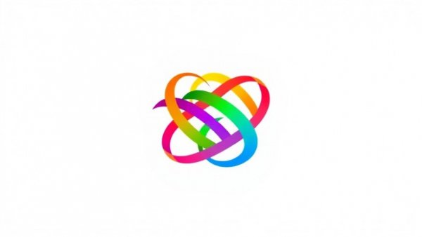 Colorful abstract logo with interwoven lines, Ethiopia horticulture exports.