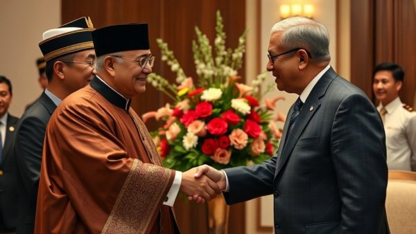 Diplomatic handshake symbolizing Senegal debt payment agreement.