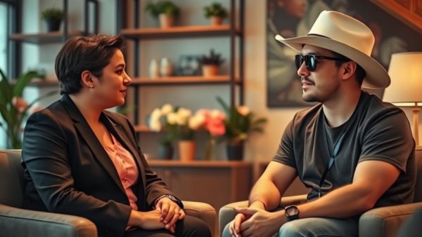 Fally Ipupa interview setting celebrating 20 years of music.