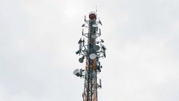 Telecom tower showcasing Africa telecom solar power transition.
