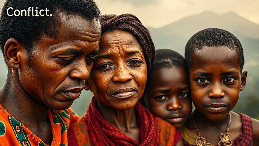 Rwandan faces expressing frustration, highlighting DR Congo conflict and geopolitical tensions.