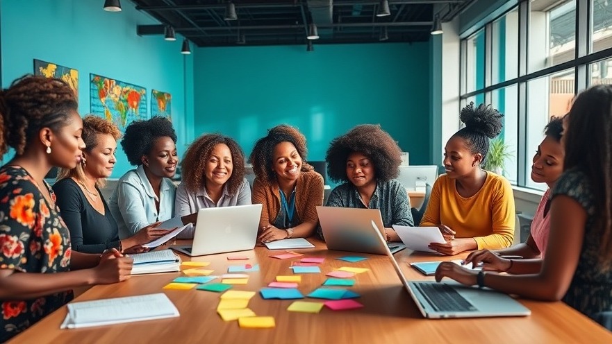 African women entrepreneurs collaborate in a vibrant workshop, empowering women in Africa leadership.