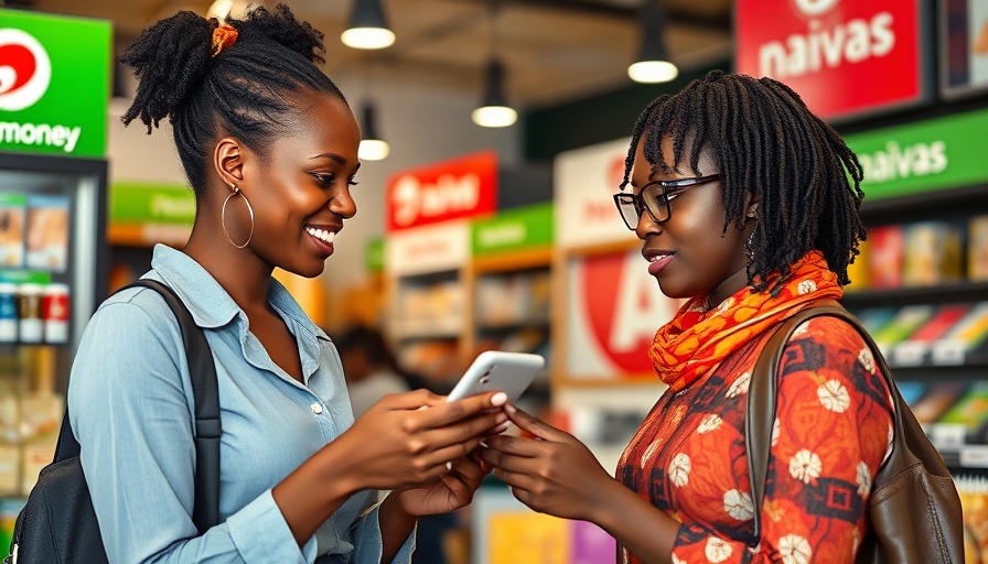 Digital payments Africa discussed by professionals in a retail store.