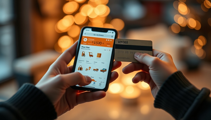 Exploring eCommerce market on smartphone, cozy shopping setting.