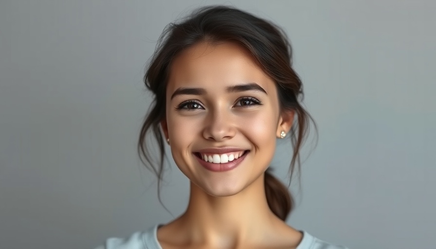 Confident woman supporting Women in Tech Initiative Nigeria, smiling portrait.