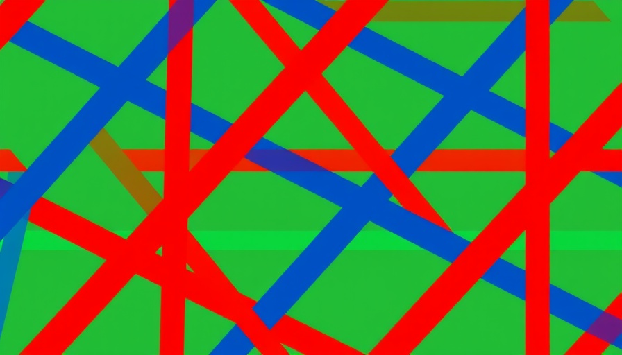 Interlocking lines abstract design symbolizing Rwanda's industrial production growth.