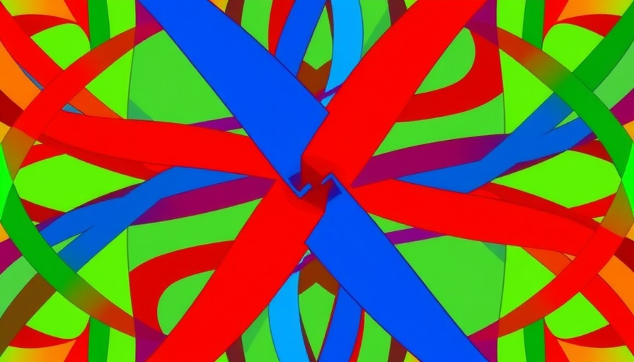 Colorful abstract design representing interconnected opportunities.