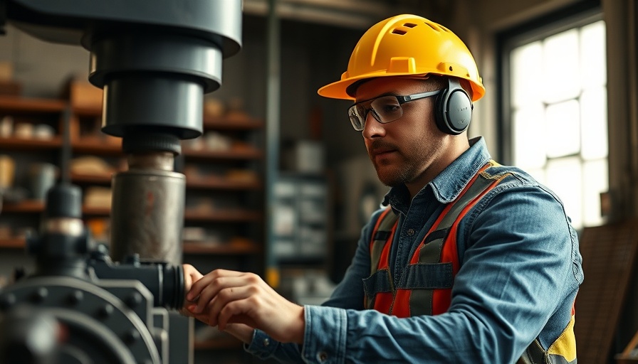 Mauritania investment opportunities: skilled engineer maintaining machinery.