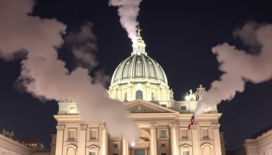 White smoke billows from Sistine Chapel, signalling new pope elected