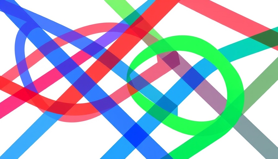 Abstract pattern representing Africa Day 2025 with colorful lines.