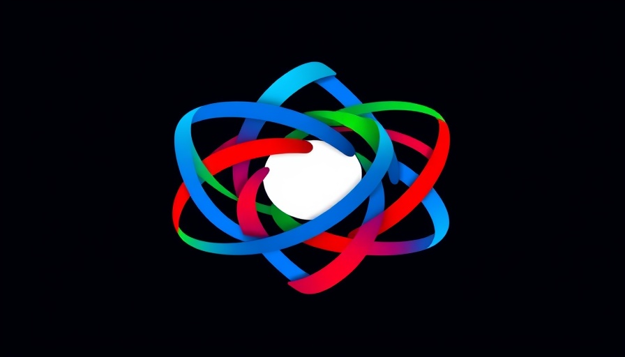 Abstract logo with interwoven lines related to African Nations Championship.