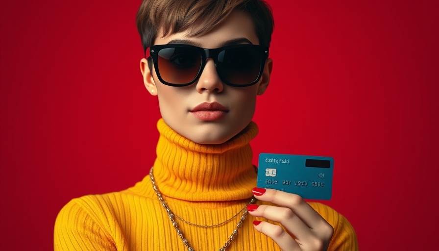Digital payments revolution in Africa: modern credit card with stylish individual.