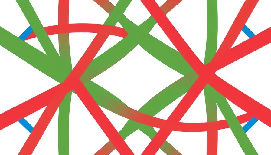 Abstract multicolored woven pattern logo for Ackermans job scam
