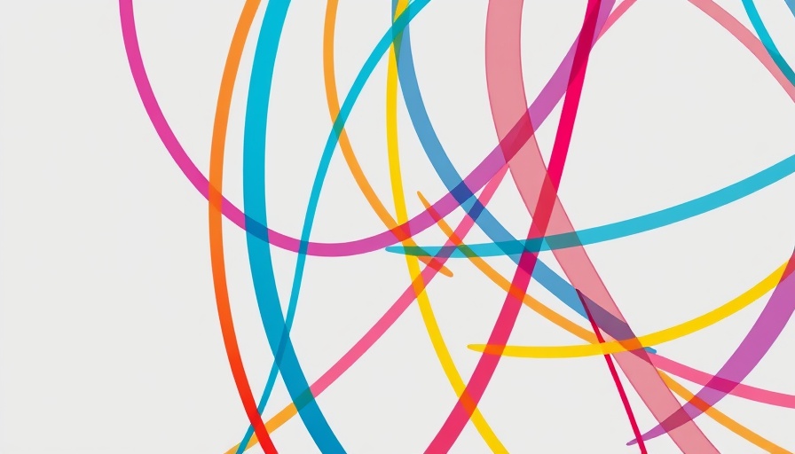 Modern abstract pattern with interwoven lines representing electric cooking expansion in Africa