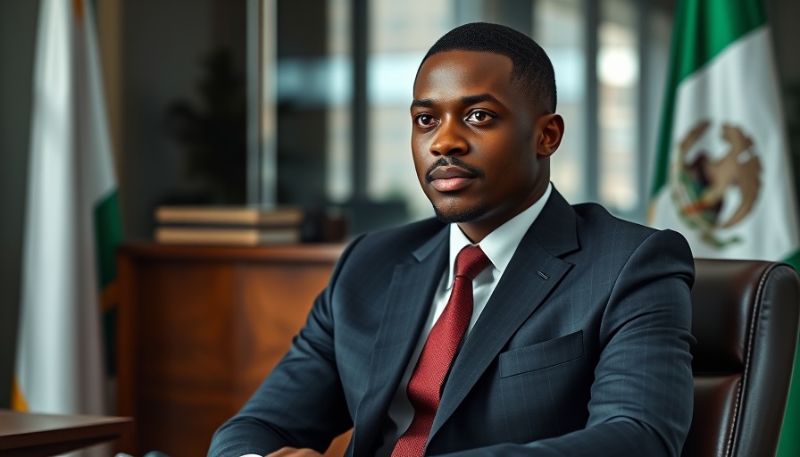 Nigerian official discussing digital lending regulations.