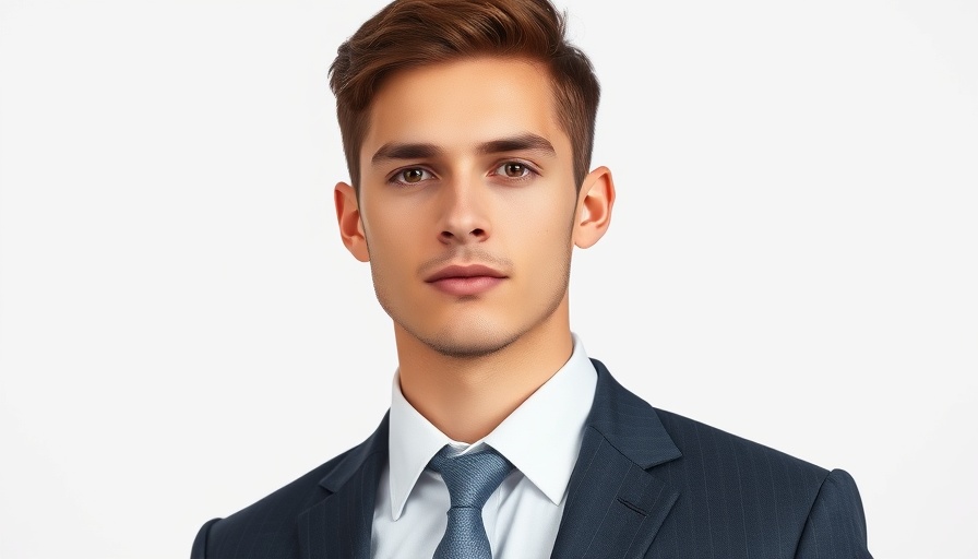 Portrait of a man in formal attire representing AI in Africa.