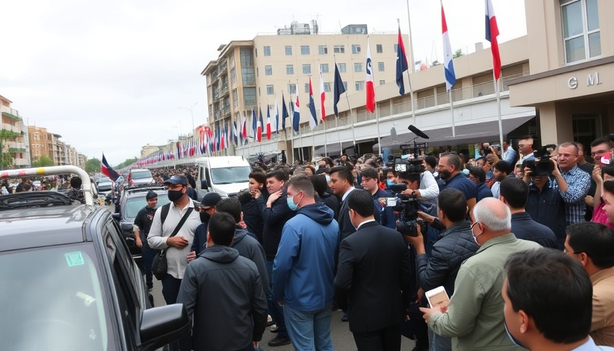 Guinea political suspension of parties event captured on a busy street
