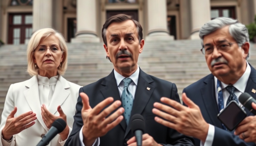 France returns colonial-era skulls: officials at podium during press conference.