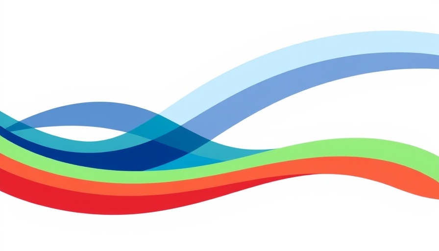 Abstract logo with multicolored wave patterns, related to African Development Bank universities support.