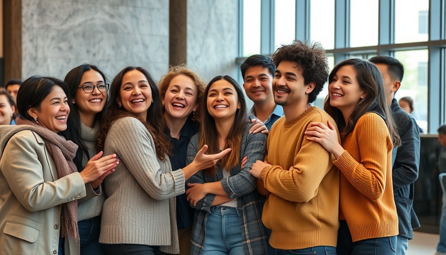 Group in emotional embrace, public setting, Kilmar Abrego Garcia news