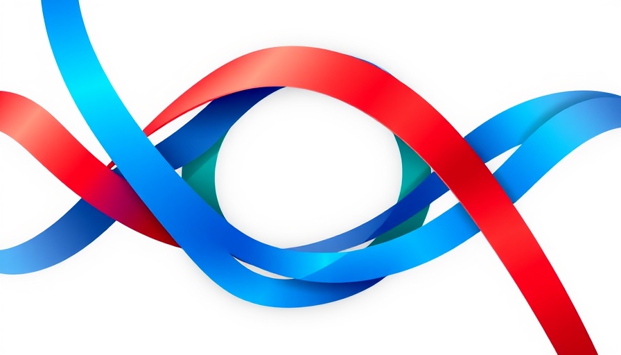 Colorful abstract logo for Africa breaking news, interwoven stripes