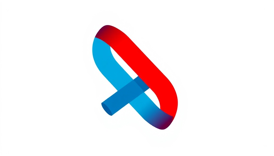 Abstract design with interwoven colored lines