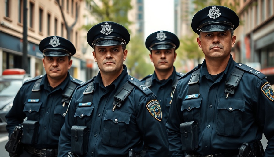 Police officers in Turkey amid discussions on youth violence.
