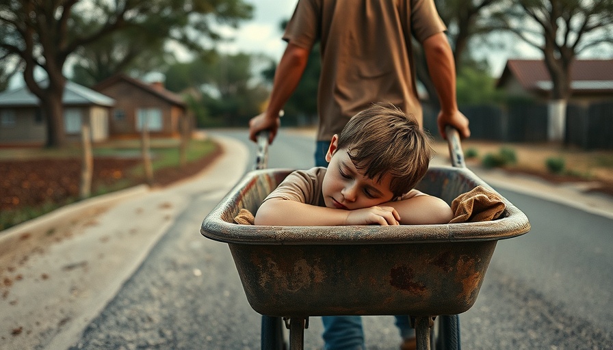 Child in wheelbarrow highlights cholera deaths surge 50% globally.